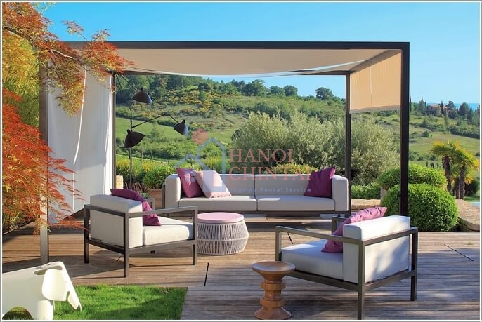 Thiết kế sáng tạo cho không gian nghỉ ngơi ngoài trời