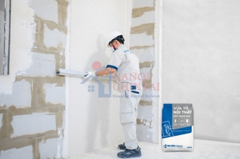 Vữa tô nội thất chống nứt Vĩnh Tường-Gyproc cân bằng giá trị kinh tế và môi trường