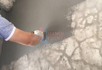 Chống thấm tường ngoài trời bằng xi măng
