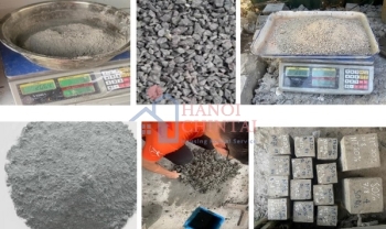 Thử nghiệm sử dụng cát nhân tạo từ đá thải mỏ kết hợp tro bay nhiệt điện trong chế tạo bê tông