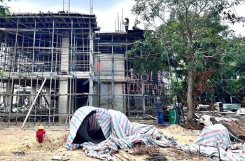 Công trình xây dựng gặp khó do giá cát tại Đà Nẵng tăng cao