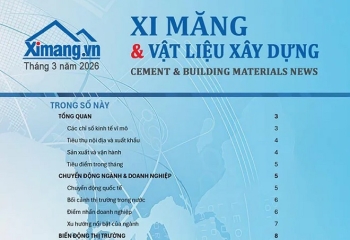 Bản tin xi măng & VLXD tháng 03/2026: Thị trường vật liệu phục hồi trên diện rộng