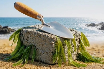 Rong biển có thể được sử dụng để thay thế một phần xi măng trong bê tông