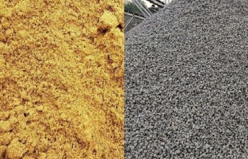 Giá cát và đá xây dựng tăng mạnh so với cùng kỳ năm trước