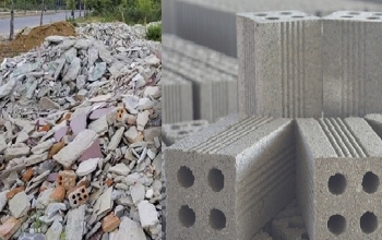 Những nguồn chất thải nào có thể tái chế thành vật liệu xây không nung?