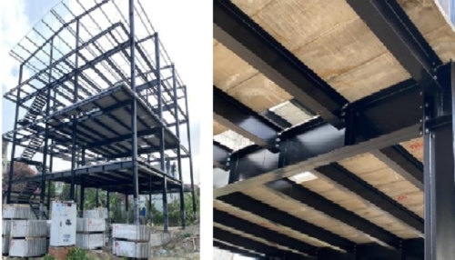 Đánh giá ảnh hưởng của liên kết dầm thép I với tấm sàn bê tông nhẹ EPS-C đến ổn định tổng thể của dầm