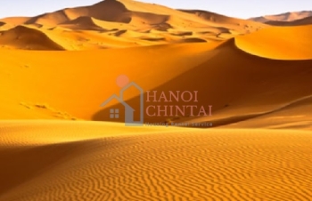 Cát sa mạc kết hợp với các phụ gia có thể tạo ra vật liệu xây dựng mới